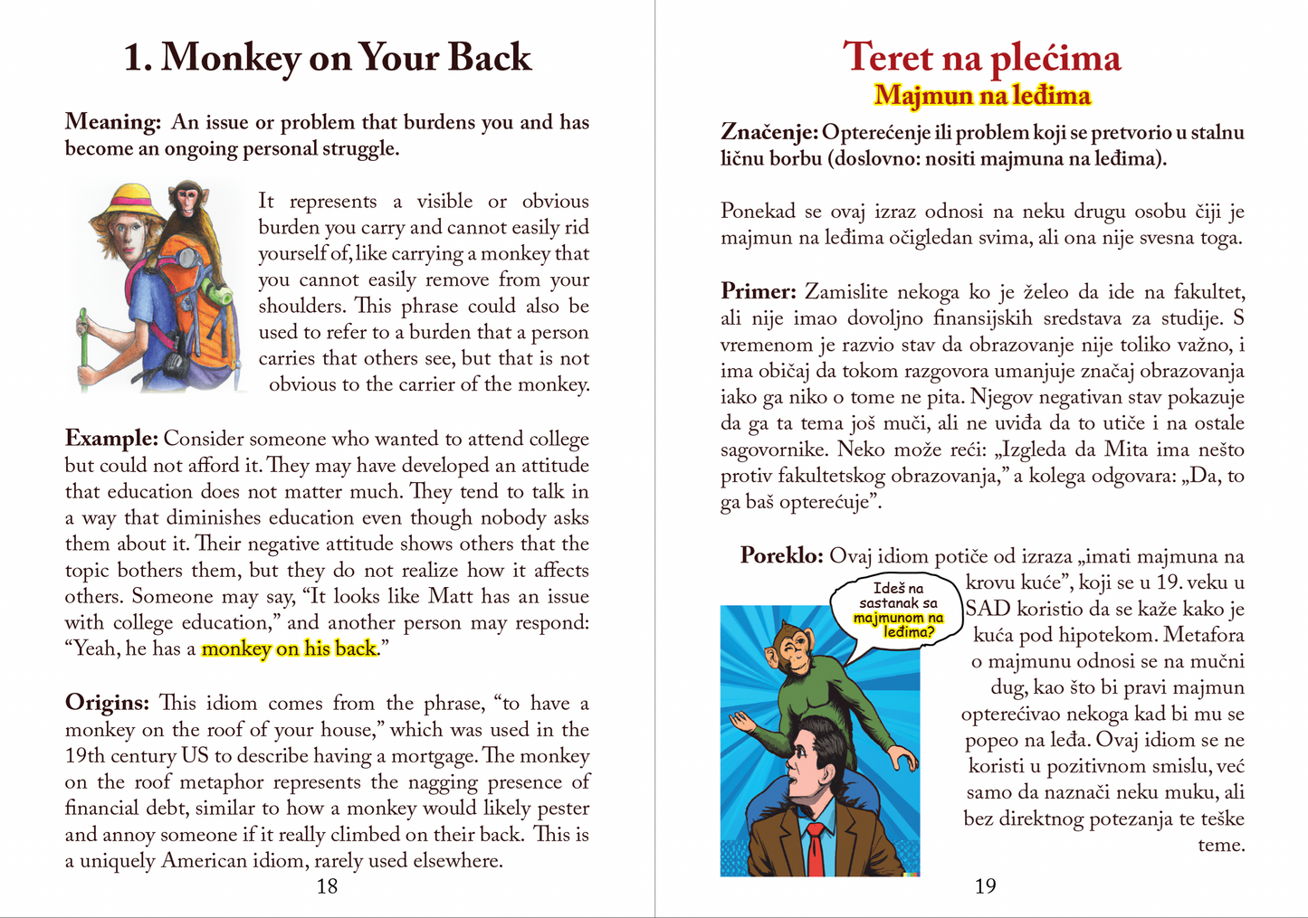 Monkey on Your Back - English and Srpski