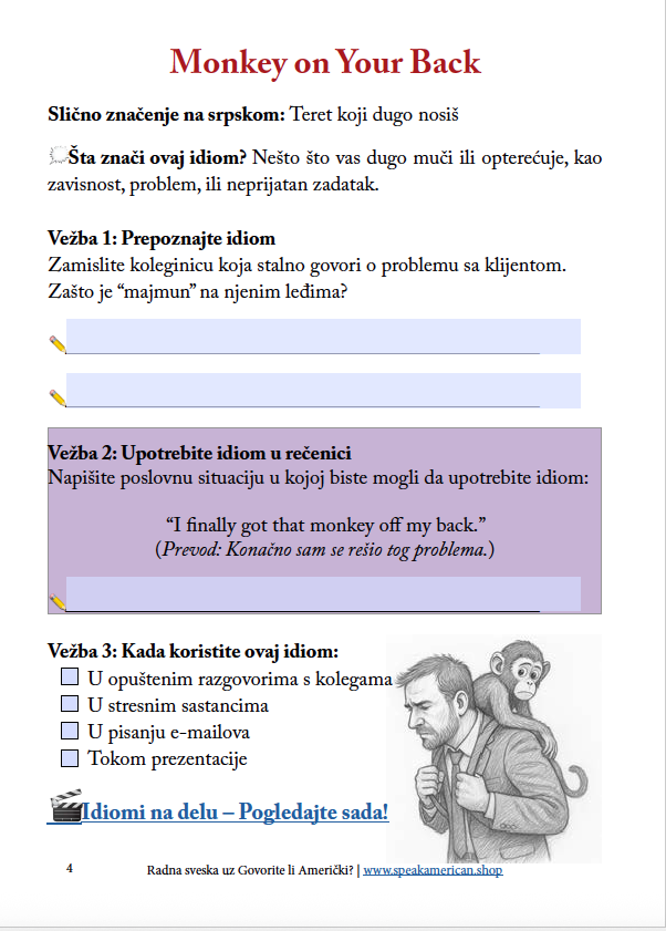 Govorite li Američki? Radna sveska (Deluxe: PDF + EPUB)